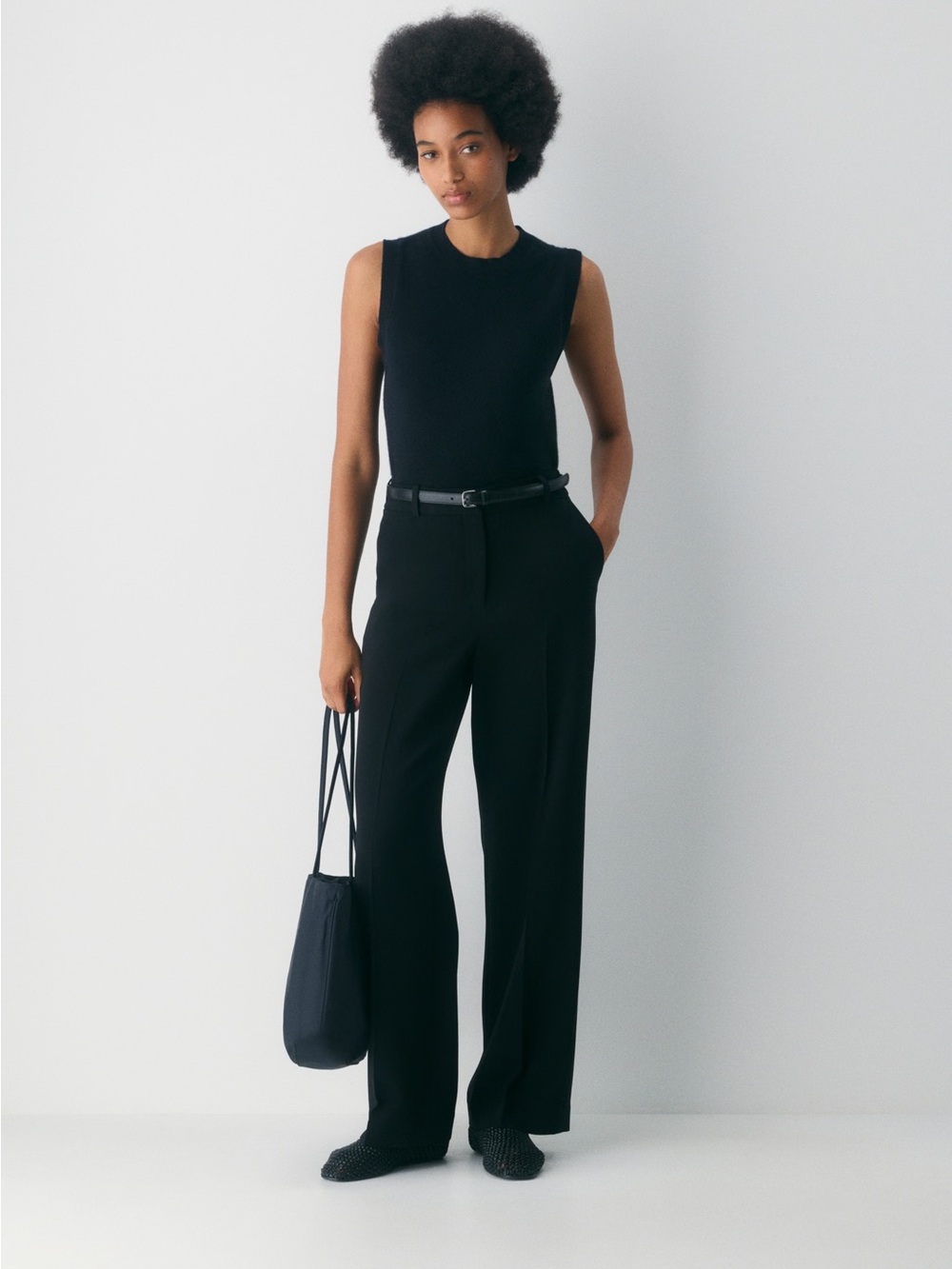 Babaton Agency Pants Black Crepette